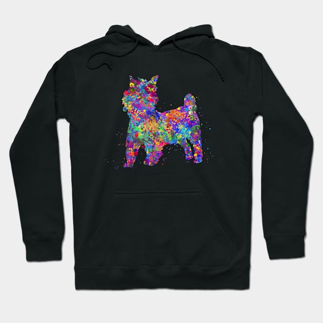 yorkshire terrier dog Hoodie by Yahya Art